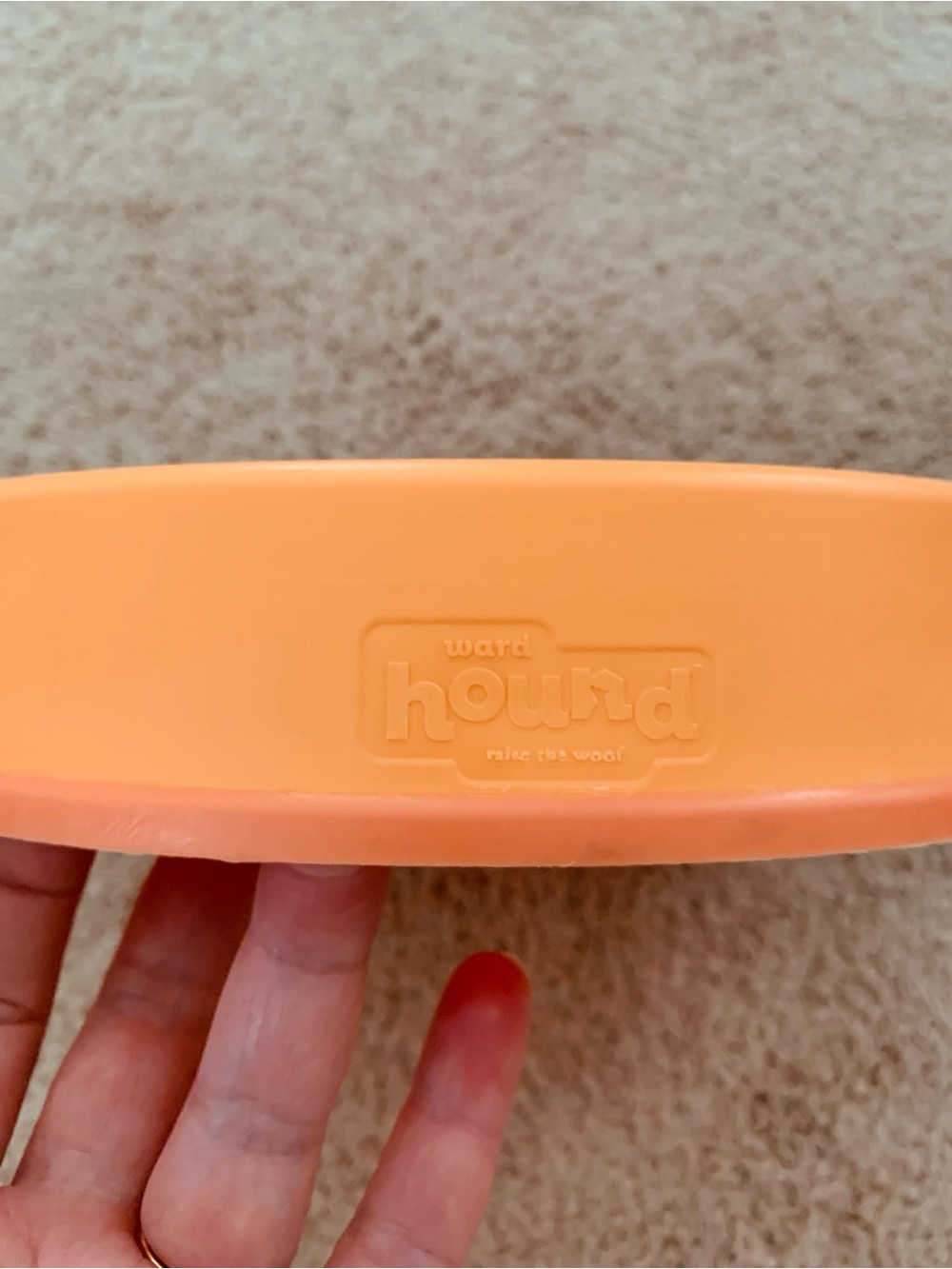 Outward Hound Fun Slow Feeder Interactive Dog Bowl, Orange, 4 cup - Picture 3 of 12